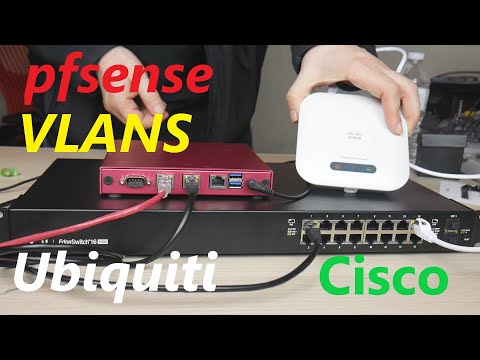 ✅ pfsense VLANS - using Ubiquiti Edgeswitch and Cisco Access Point - it works!