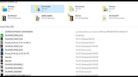 File and folder management in Windows 