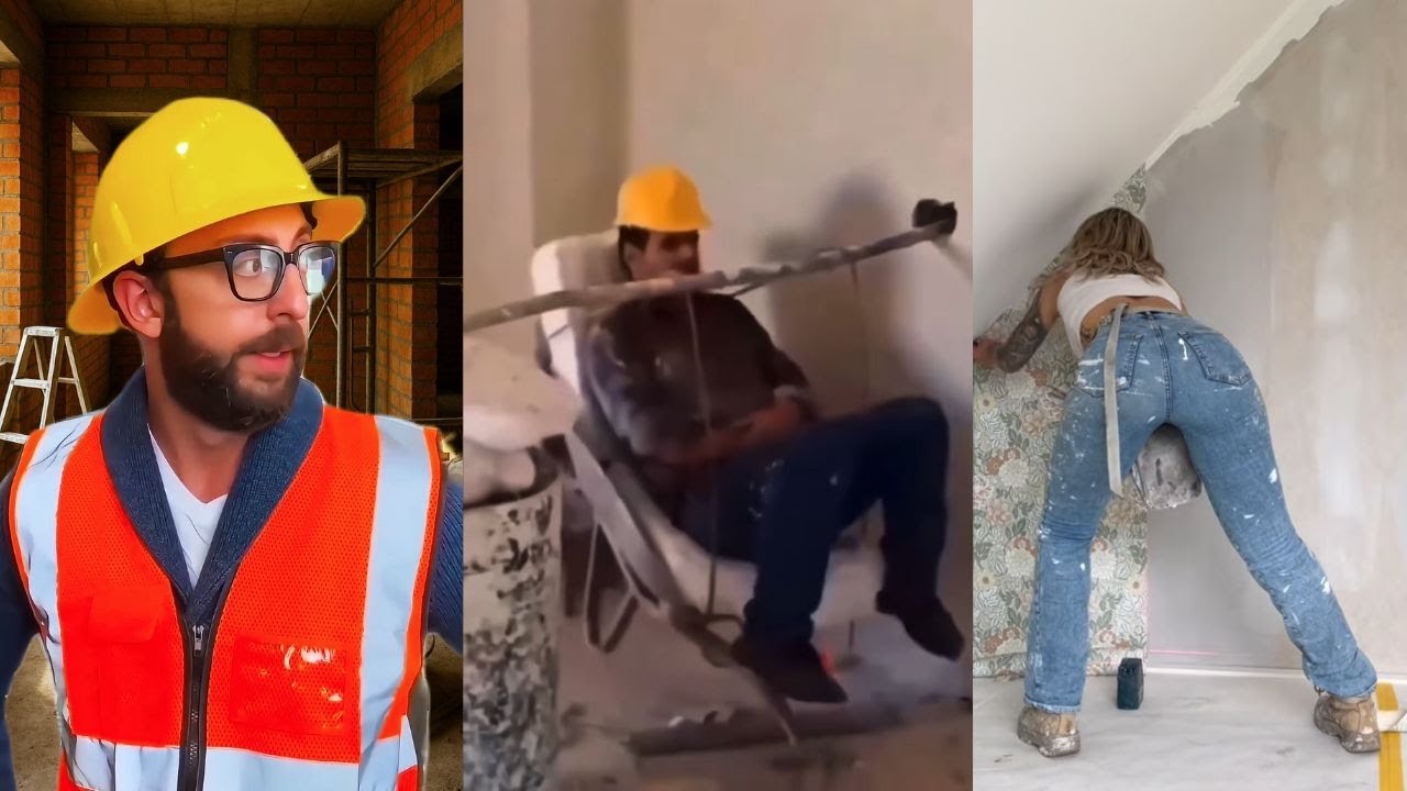 Building Cringe Try Not to Laugh: Hilarious Construction Pranks That Steal the Show ...