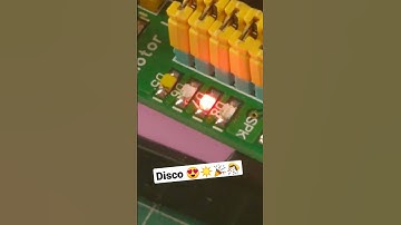 Disco Arduino! Like it and subscribe, thanks! Sphere74 Nano shield v1.2 #arduino #diy #robot