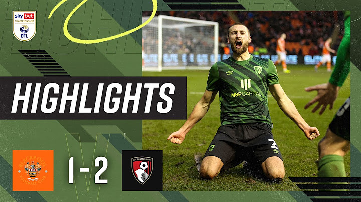 INCREDIBLE late drama as Cherries win 😱 | Blackpool 1-2 AFC Bournemouth