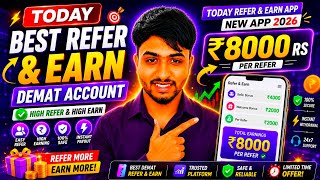 Today Best Refer And Earn Demat Account | Today Refer And Earn App | New Refer And Earn App 2026 screenshot 4