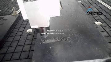 APEXTECH 2030 with 2 spindles CNC Router on engraving 2 same workpieces bakelite material