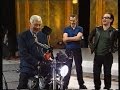 Bono & Larry give Gay Byrne a Harley-Davidson