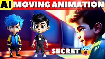 Create Moving Animated Videos Using AI for Free | Chat-GPT | Leonardo AI #aianimation