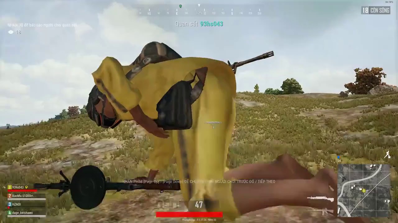 Hacker in PUBG - Teleport 1 vs All (PUBG cheater) Full Game