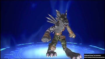 Digimon Story cyber sleuth black Garurumon to ShadowWereGarurumon