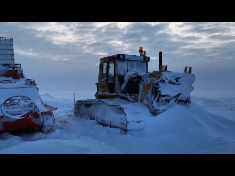 видео: сложная эксплуатация спец техники на севере