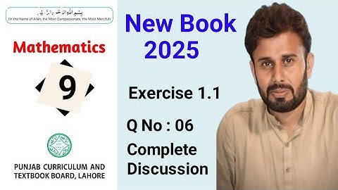 Exercise 1.1 Q6 9th Math New Book|Ex 1.1Q 6| SNC 2025 9th Math| Rational Numbers