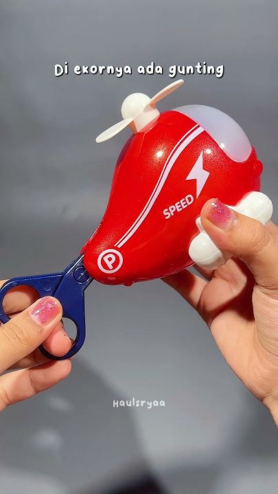 lucu banget helikopternya ada alat tulis🥰 (yang mau bisa klik di keranjang) #shortvideo