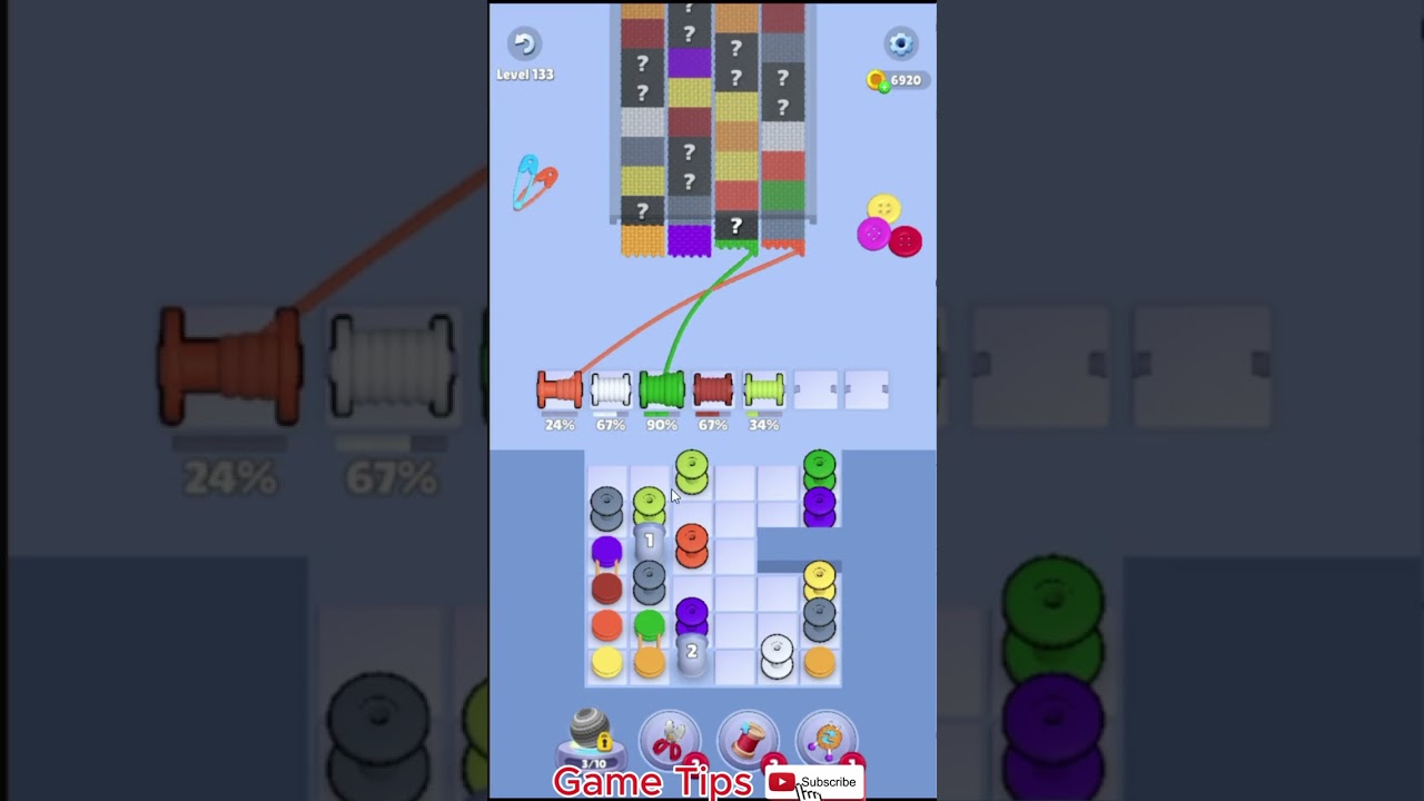 Knit Out level 133 Solution Walkthrough