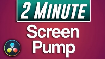 How to Make Screen Pump Bass Effect | Davinci Resolve Tutorial