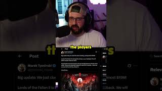 Why is the Lords of the Fallen CEO bragging about funding..