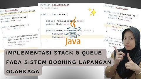 IMPLEMENTASI STACK & QUEUE PADA SISTEM BOOKING LAPANGAN OLAHRAGA | PROJECT EAS BP 2