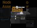 How to Add Node Group to Asset Browser