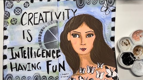 Art journal for beginners inspiration letting go… learning from mistakes