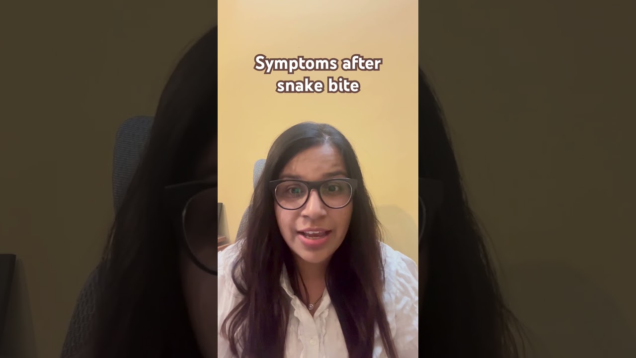 Symptoms of snake bite|| साप के काटने के लक्षण || Dr Anjali -