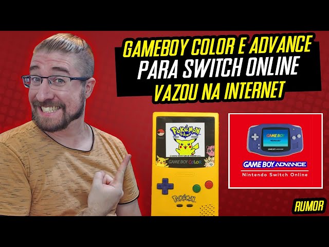 RUMOR  Vazamento indica que Nintendo trabalha em emuladores de Game Boy  Color e Game Boy Advance para o Switch; Detalhes