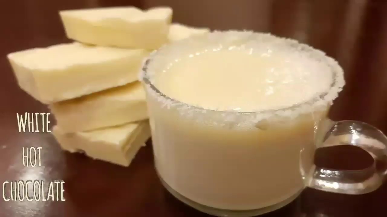 WHITE HOT CHOCOLATE RECIPE! NO CREAM! HOW TO MAKE WHITE HOT CHOCOLATE! CREAMY WHITE HOT CHOCOLATE!