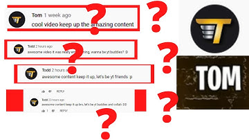 Tom/Tim/Temar/Todd|Tom Comment BotScam|YouTube Comment Bot Explained In urdu / hindi