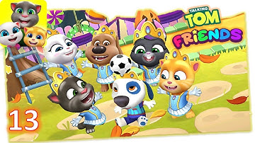MY Talking TOM friends walkthrough (iOS, android) TOM Angela, Hank,Ginger,Ben ,Becca playing PART 13