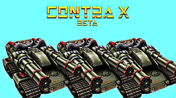 China Tank vs USA Laser (CONTRA X BETA MOD) C&C Generals Zero Hour
