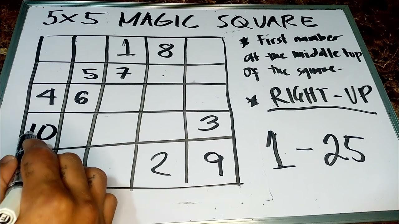 5x5 Magic Square English Tutorial YouTube 5x5-magic-square-english-tutorial-youtube