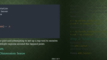 Adding Annotations to Bokeh Plots with Server Callbacks