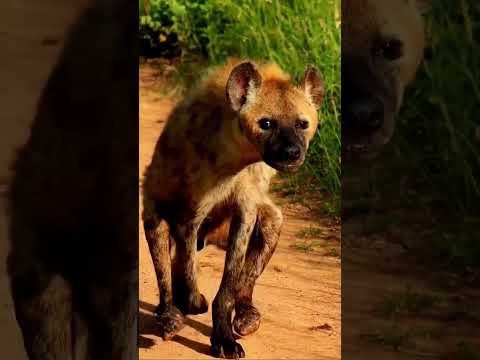 lion stalking hyena #animals #wildlife #wildanimals #foryou #fyp