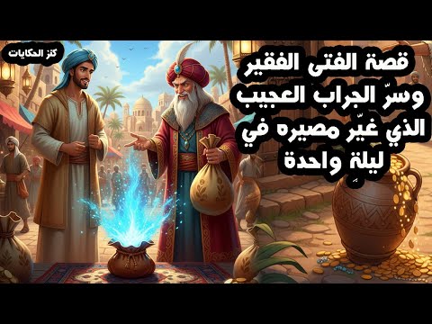 قصة الفتى الفقير وسر الجراب العجيب الذي غي ر مصيره في ليلة واحدة الفتى الذي يحمل الحطب قصتين