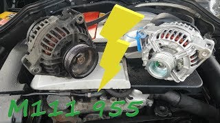 Alternator Removal / Replacement on Mercedes w203 C200k c180 c230