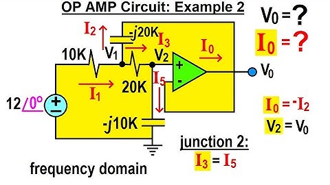 Electrical Engineering: Ch 11 AC Circuit Analysis (34 of 34) OP AMP Circuit: Ex. 2