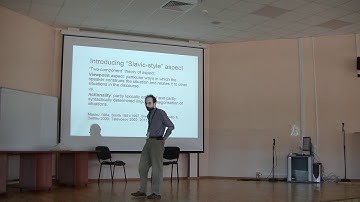 2018.09.13 P. Arkadiev (Voronovo) Slavic-style aspect: An areal-typological approach