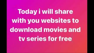 5 websites for free movies & tv Series