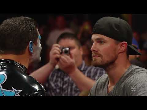 Cody Rhodes attacks Stephen Amell: Raw, Aug. 10, 2015