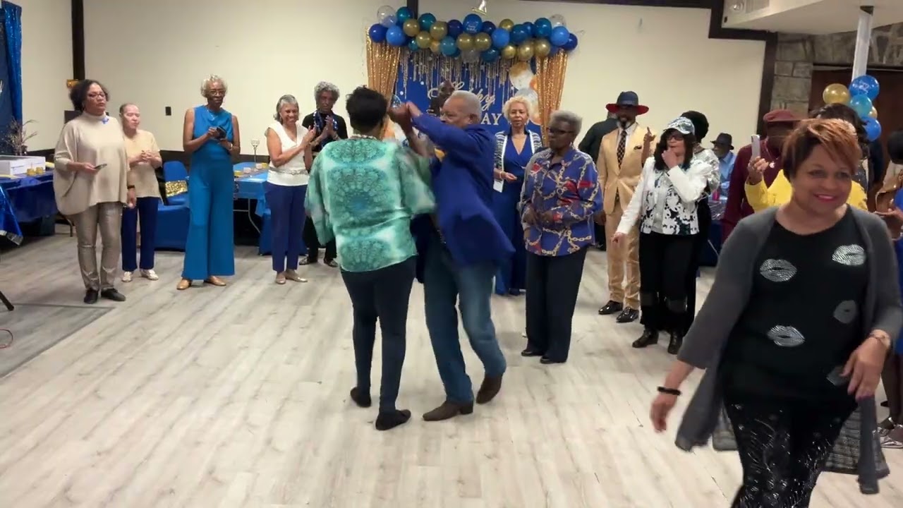 2/26/226-Ken Howard 79th BD Entrance-escorted by Kim Frazier-DMV Senior Hand Dancers, DJ Ernie “G”