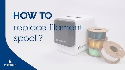 KOKONI HOW-TO | How to replace your EC2 filament spool?