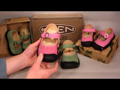 Keen-Calistoga Jade Green Azalea Pink.MP4