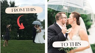 How to Photograph Weddings in the Rain