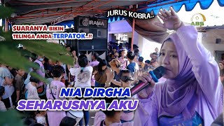 JURUS KOBRA NIA DIRGHA DAPAT MENGHANYUTKAN FANSNYA | SEHARUSNYA AKU - DANGDUT JALANAN IRAMA DOPANG