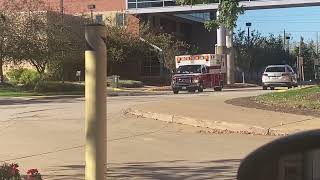 Akron Fire Department Medic 3 Responding