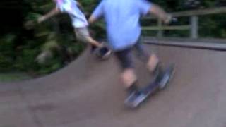 Summer halfpipe sesh.
