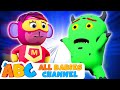 ABC | SUPERHERO Vs MONSTER | Finger Family Rhymes | All Babies Channel