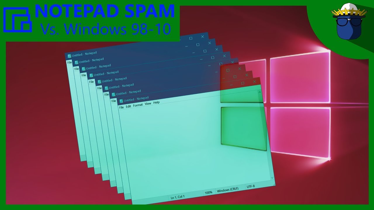 Notepad Spam Vs Windows 98 10 By Technologicalbyte - technologicalbyte roblox forum