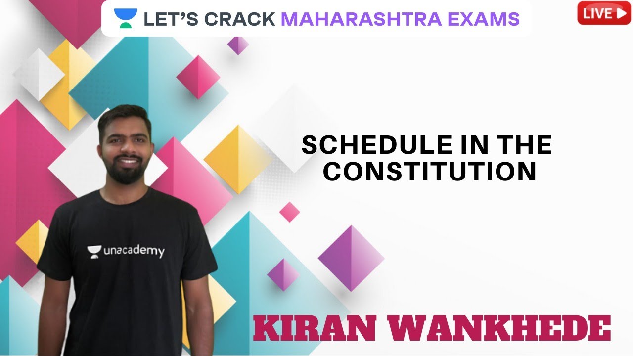 Schedule in the Constitution | Polity | Kiran Wankhede