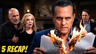 Full ABC New General Hospital Friday, June 5 Recap : Sonny DESTROYS All Evidence!