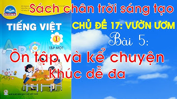 Tiếng Việt lớp 1| Chủ đề 17 vườn ươm | Bài 5 Ôn tập và kể chuyện | Sách Chân trời sáng tạo