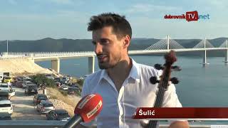 Luka Šulić- opening of Pelješac bridge - Galeb i ja