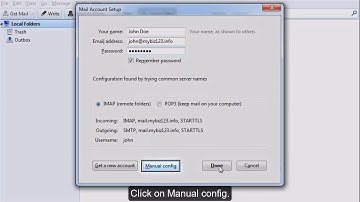 Configuring an IMAP Email Account With SSL in ThunderBird