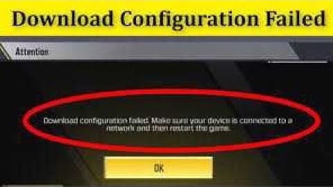 How To Fix Call Of Duty Mobile  Download Configuration Failed | call of duty | tips and tricks